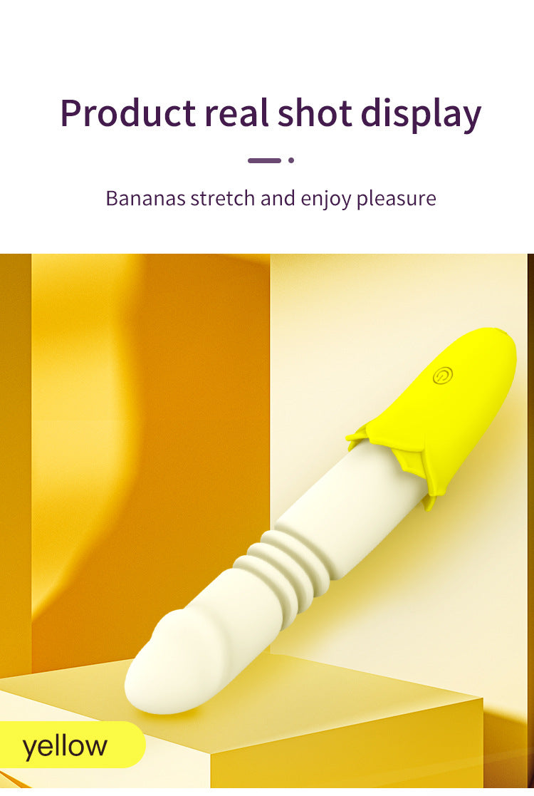 Colorful Silicone Body Massagers - Banana - inspired Design