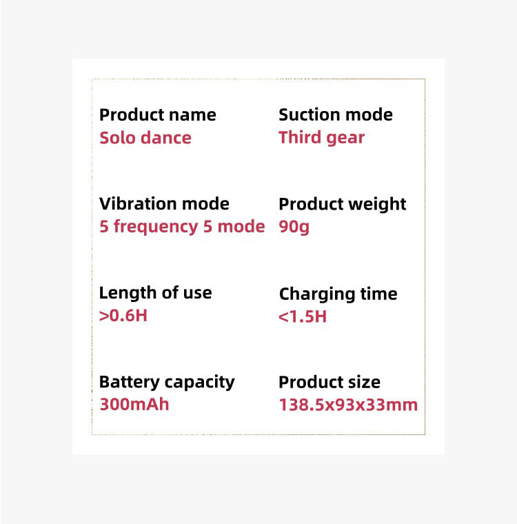 Red High-heeled shoes vibrator massager