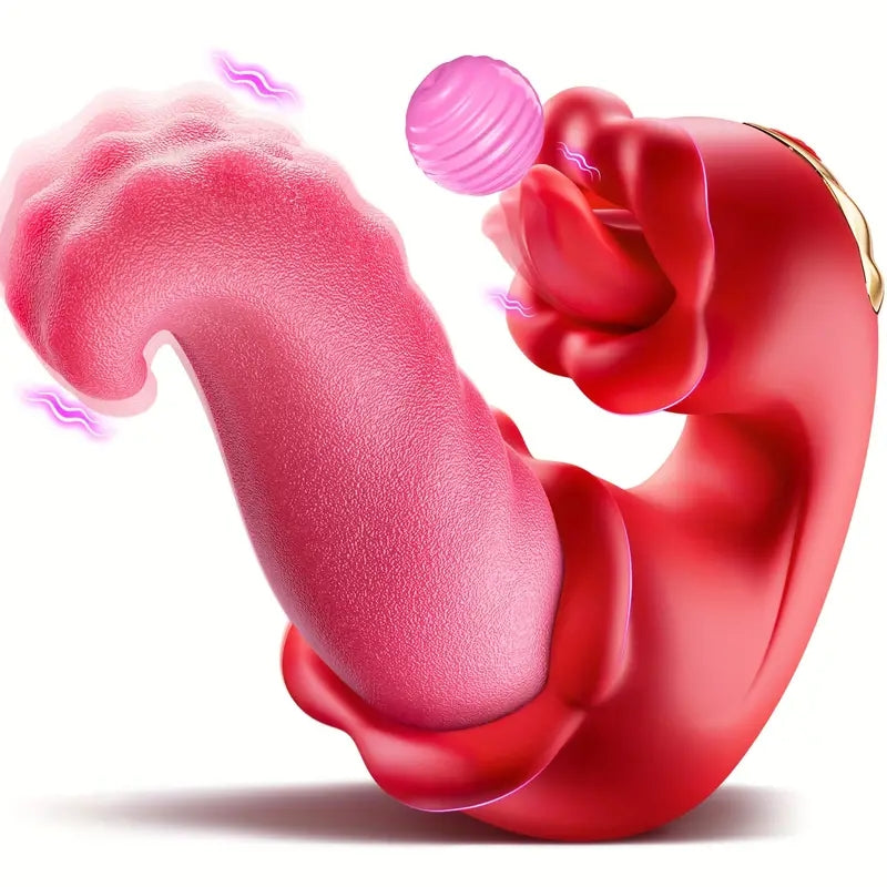 Simulation Tongue Vibrating Massager Powerful Vibrating Massage Toys