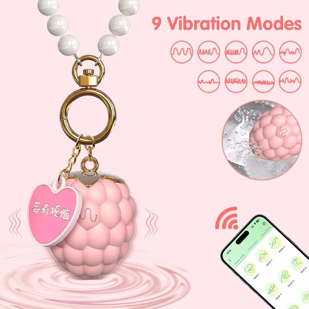 Strawberry vibrator strong vibration massager