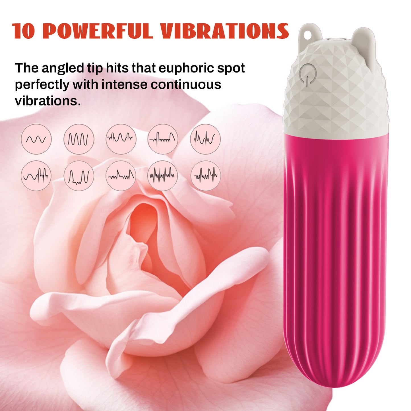Safe Silicone Vibration Massagers - Multiple Colors & Modes