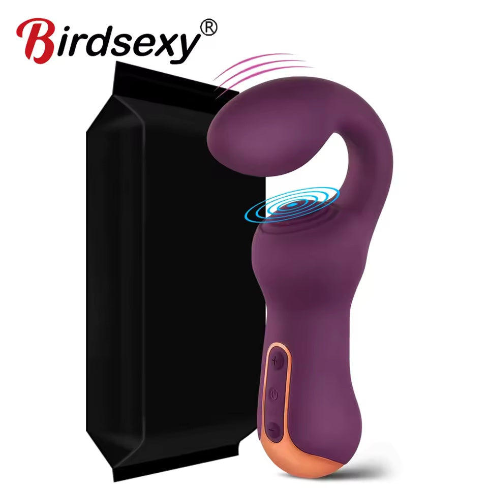 Premium Purple Vibration Massager with 10 Frequencies