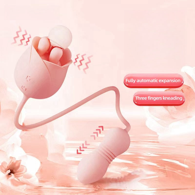 Stamen mini telescopic vibration massager