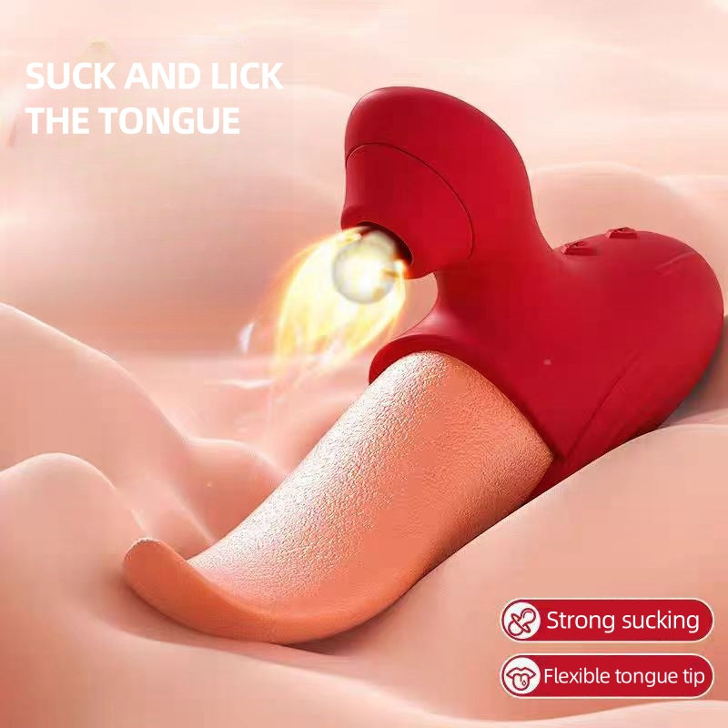 Simulation Tongue Vibrating Massager Powerful Vibrating Massage Toys