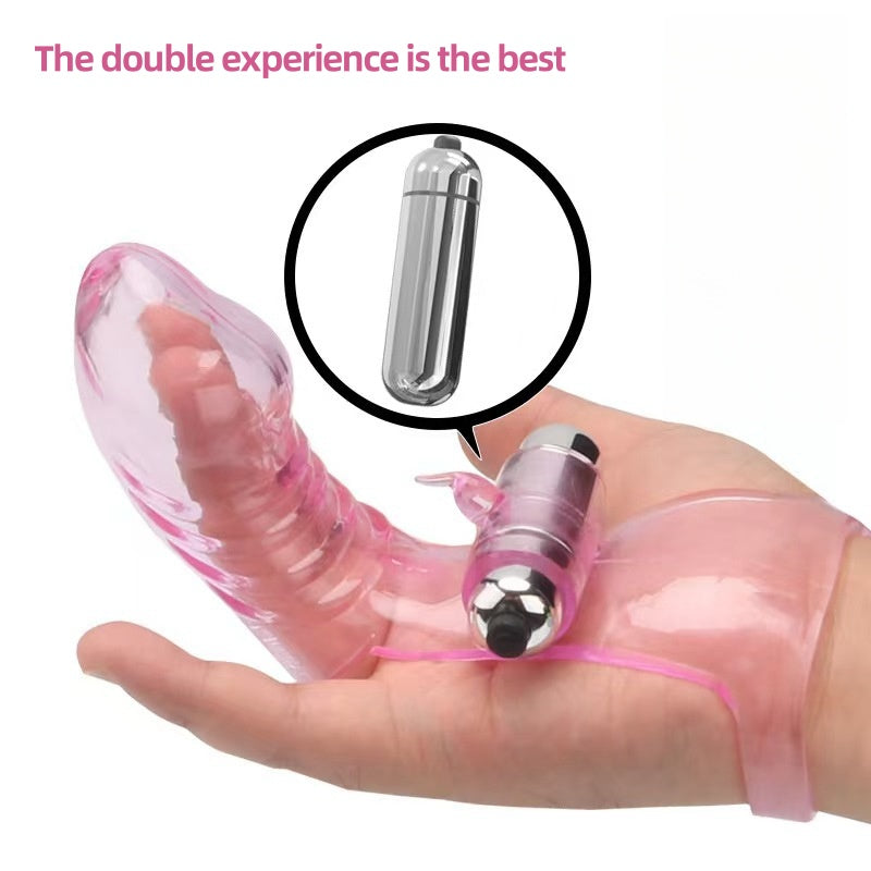 Vibrate massage finger cover