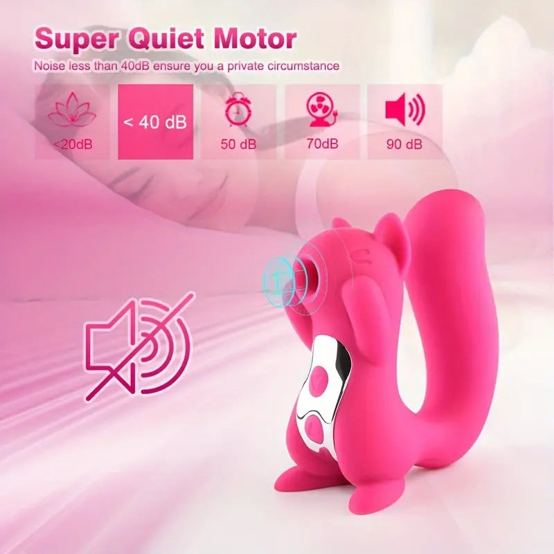 Squirrel vibrator massager