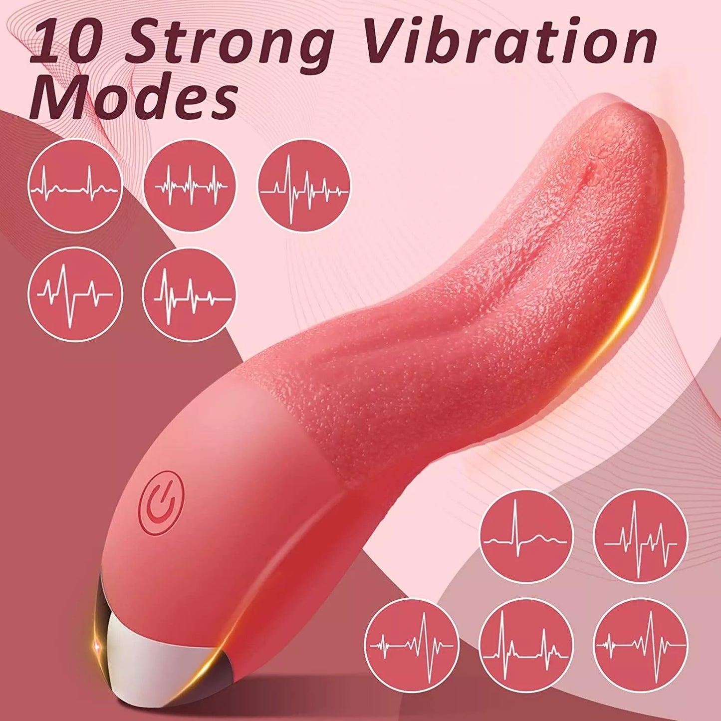 Rechargeable Pink Relaxation Massager for Women