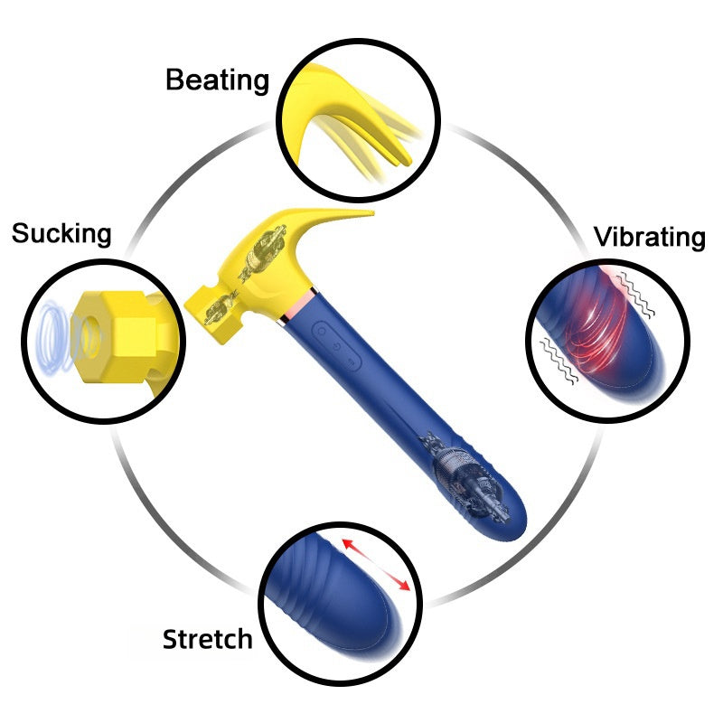 Hammer vibratory massager Heating multi-beat massager