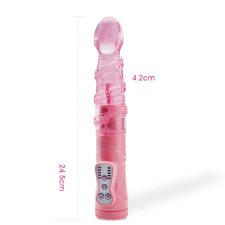 Textured Rechargeable Body Massagers - Pink & Black Set