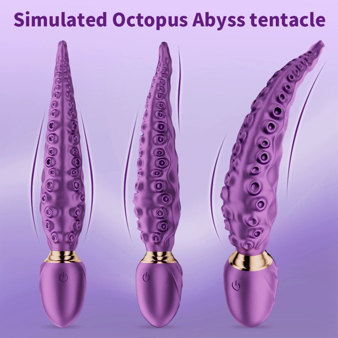 Purple Octopus - Inspired Silicone Body Massager