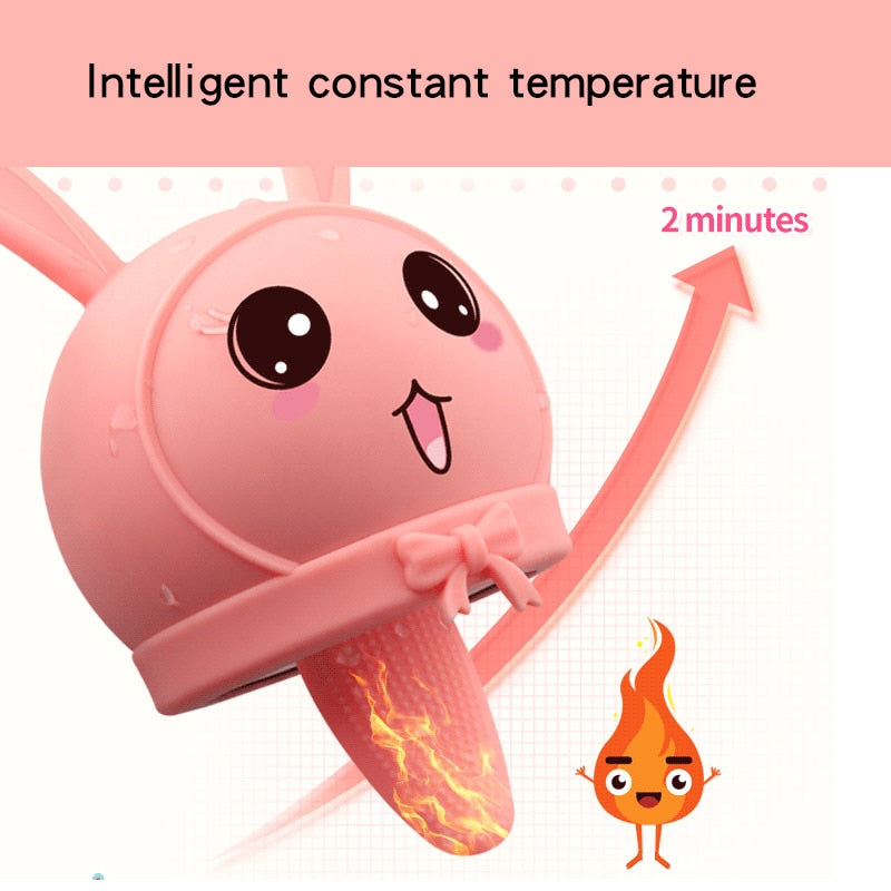 Adorable Bunny - shaped Silicone Body Massager