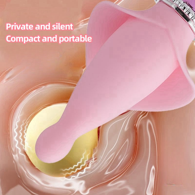 Swan Neck Multi-frequency Dual Motor Vibration Waterproof Vibrating Massager