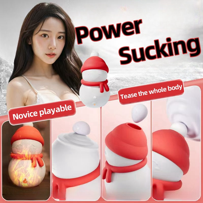Snowman vibrator massager