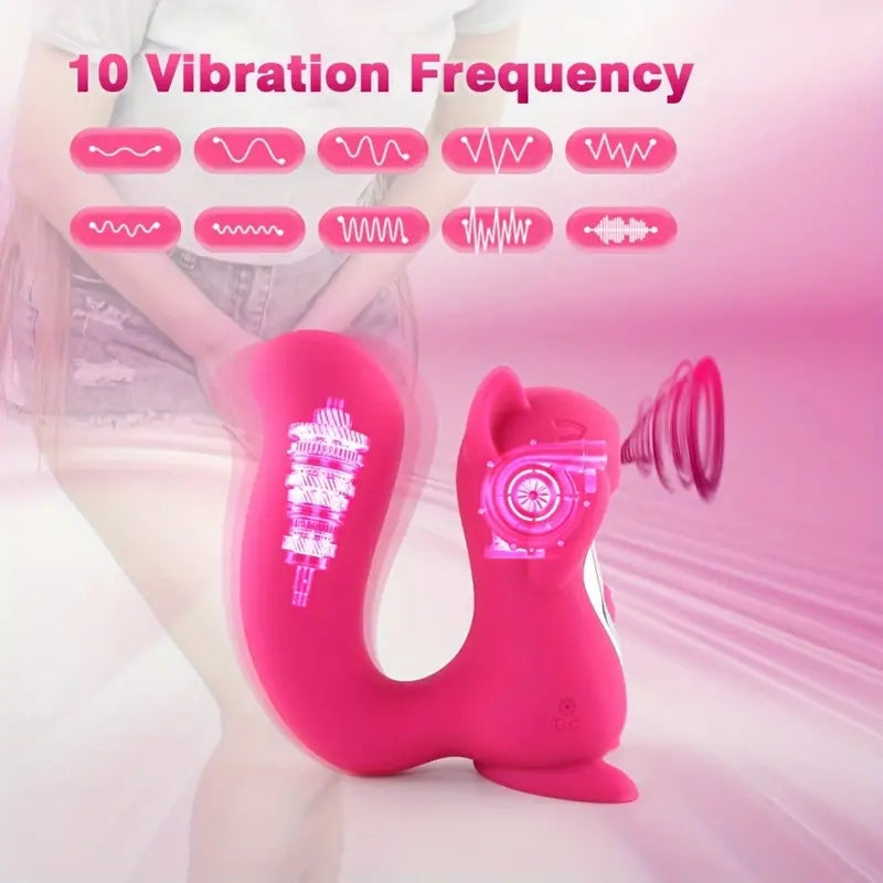 Squirrel vibrator massager