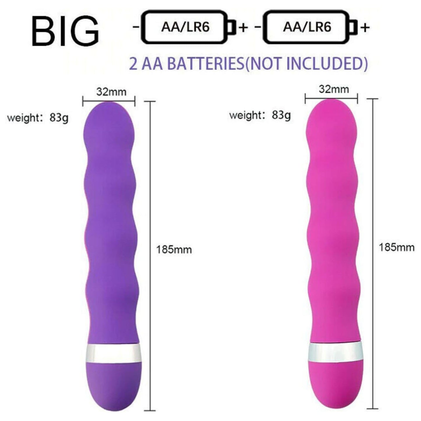 Silicone Waterproof Body Massager - Easy to Clean