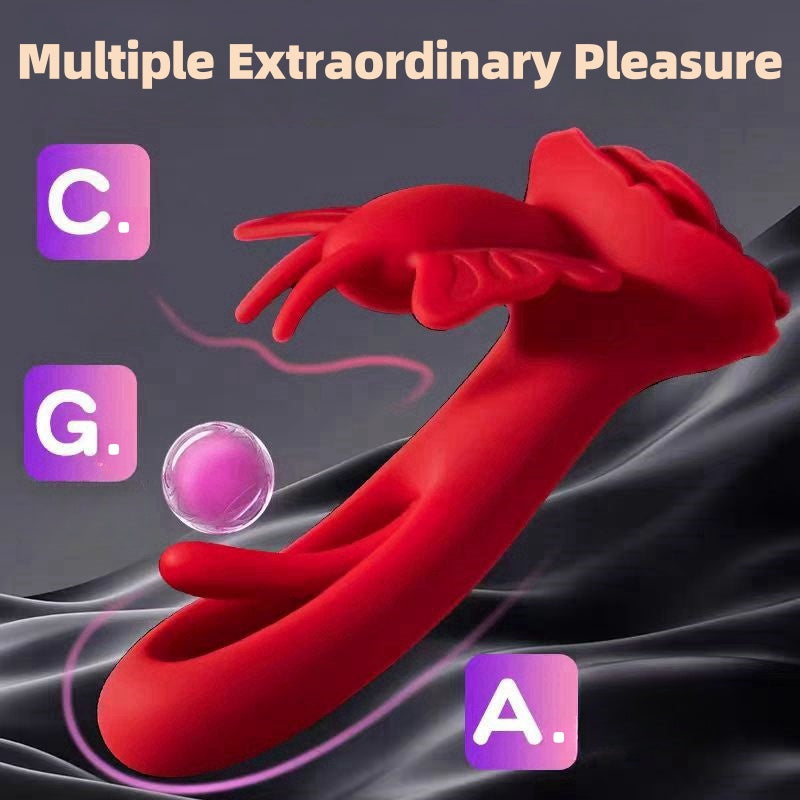 Rose Remote Control Smart App Vibrating Massager