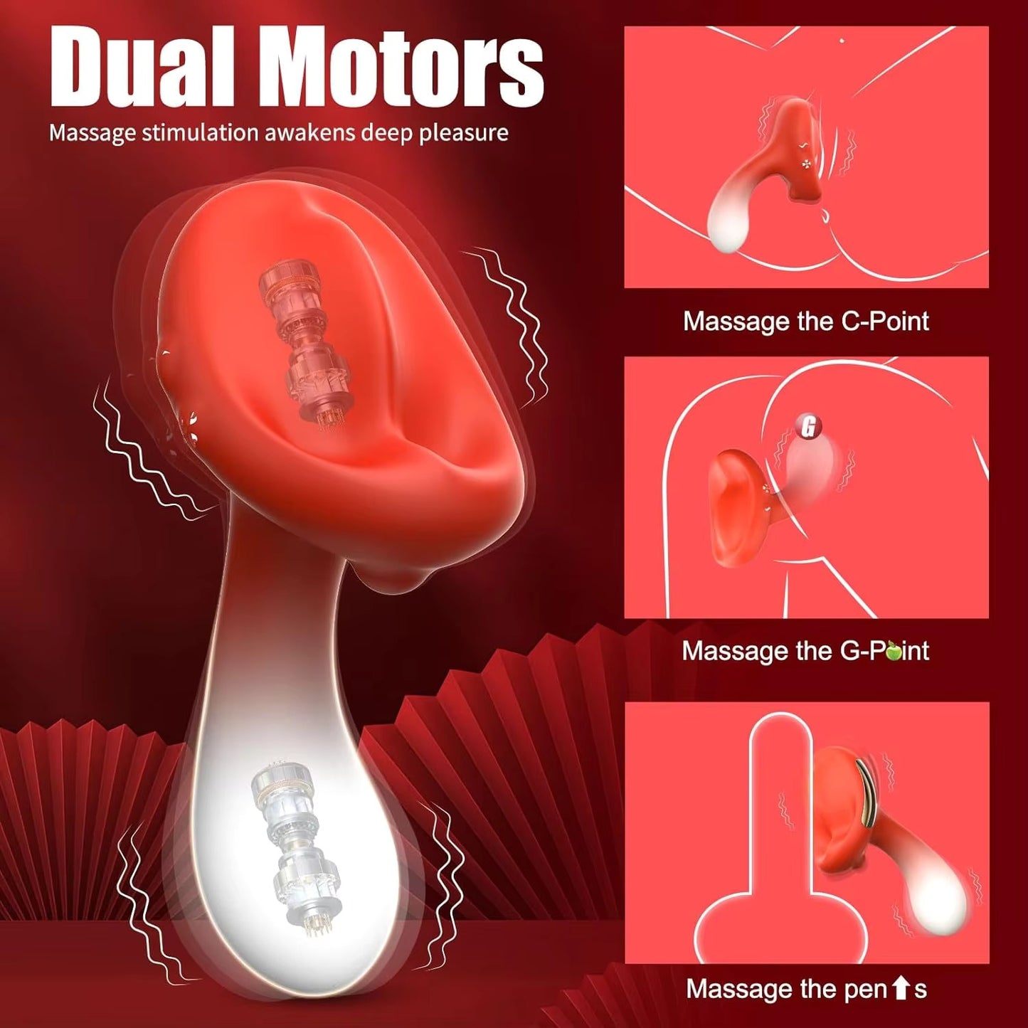 Color - Varied Silicone Body Massagers - Ergonomic & Button - controlled