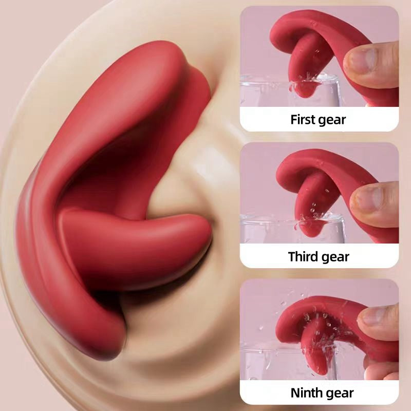 Simulation Tongue Vibrating Massager Powerful Vibrating Massage Toys