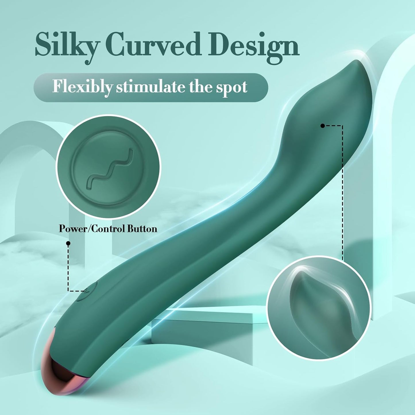 10 Mode Vibration Body Massager - Ergonomic Design