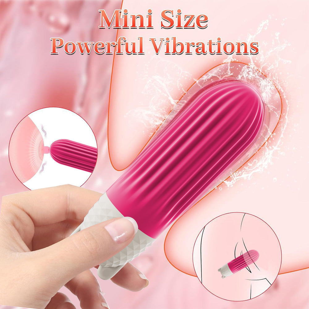 Safe Silicone Vibration Massagers - Multiple Colors & Modes