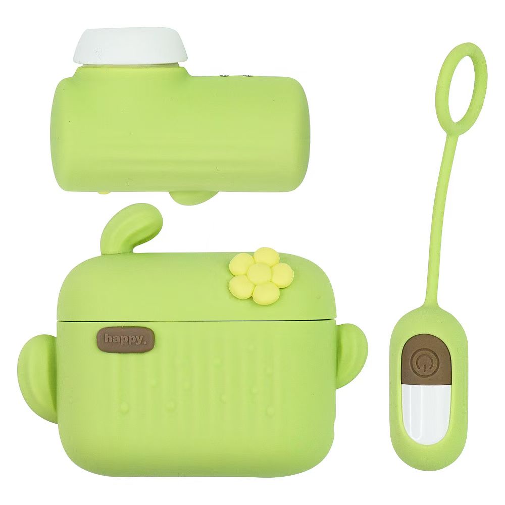 Suitcase/cactus vibration massager