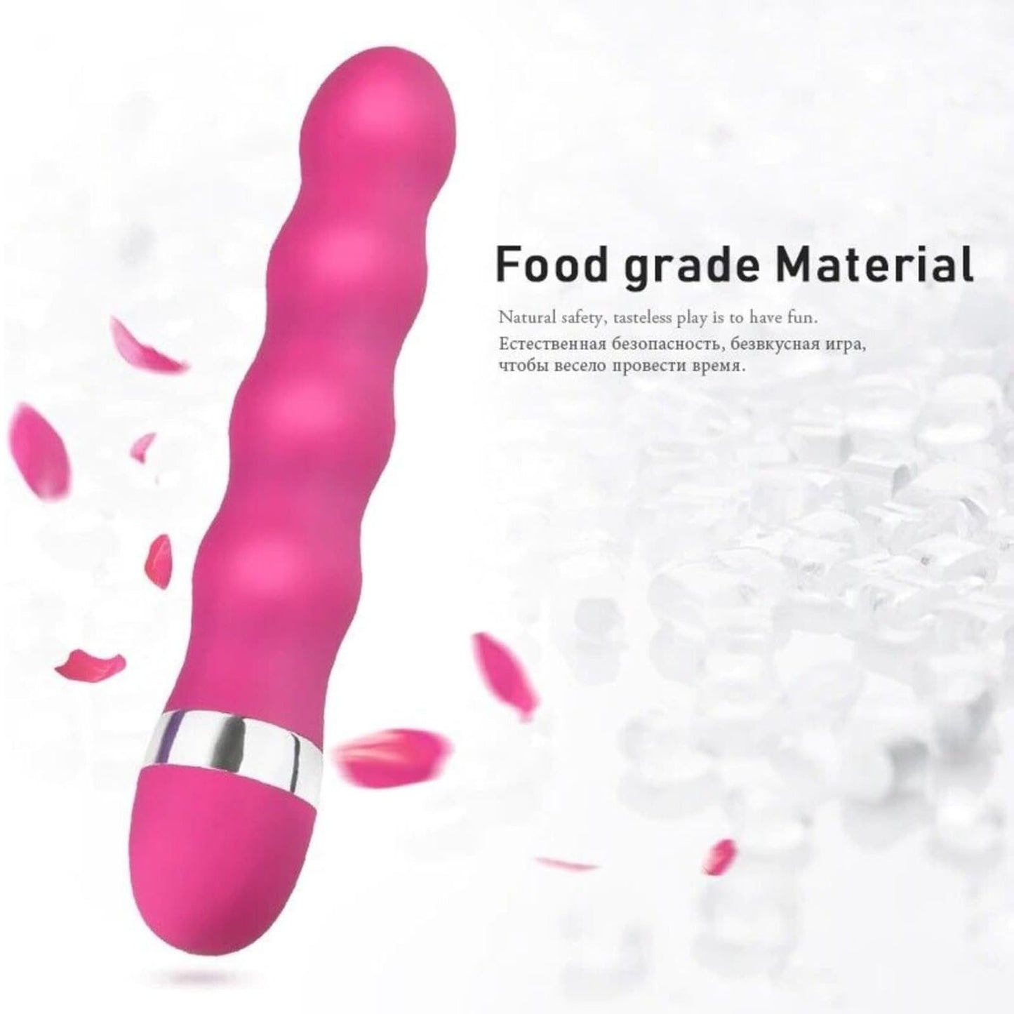 Silicone Waterproof Body Massager - Easy to Clean