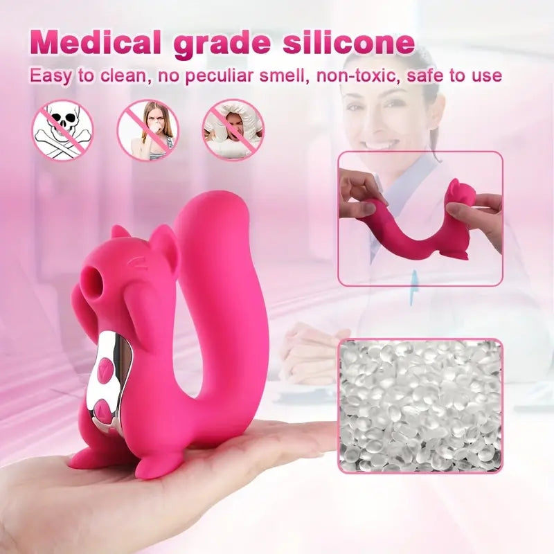 Squirrel vibrator massager