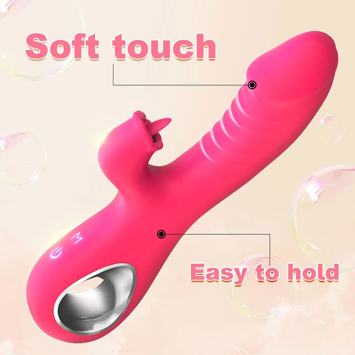 Silicone Body Massager - Unique Contoured Design