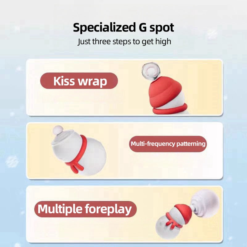 Snowman vibrator massager