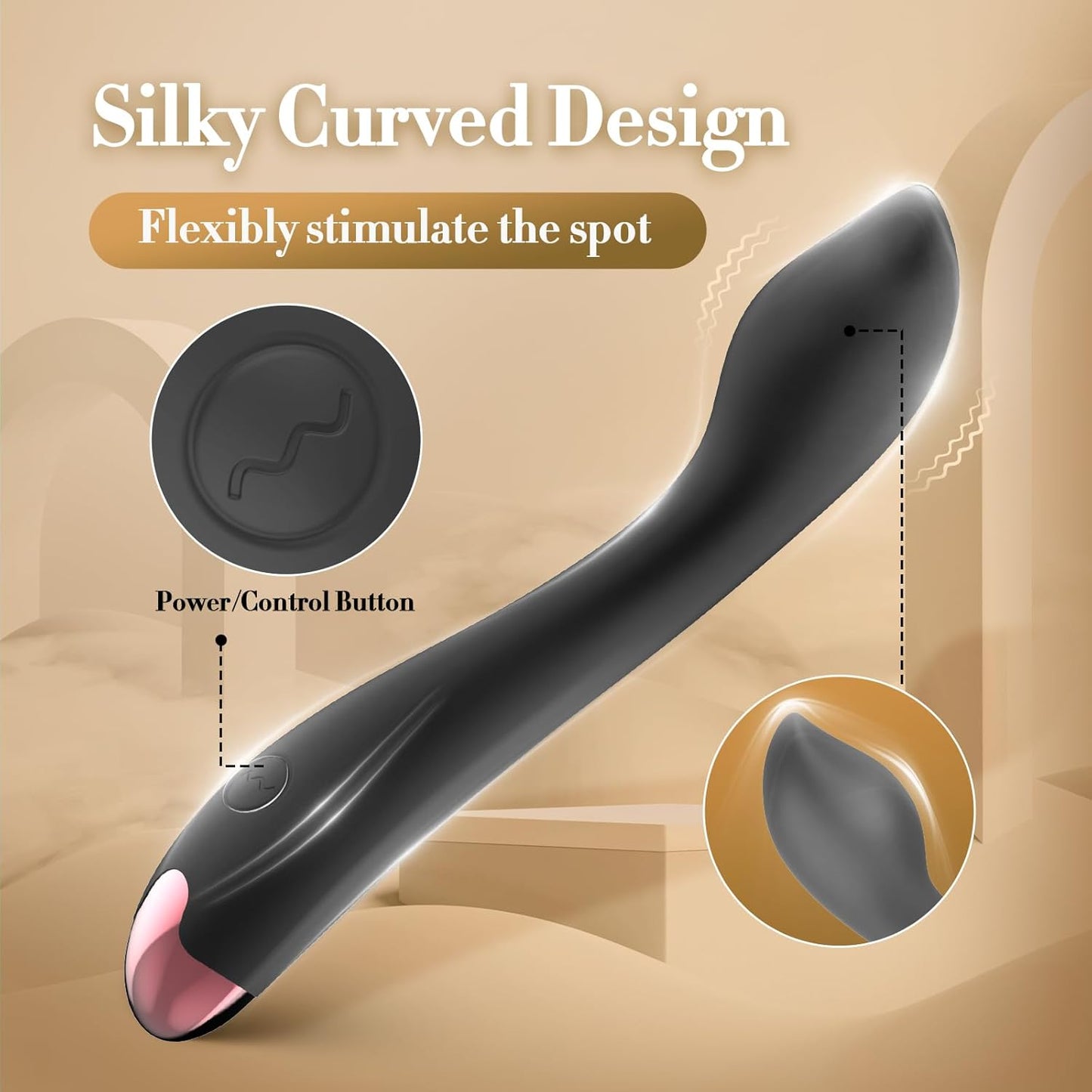 10 Mode Vibration Body Massager - Ergonomic Design