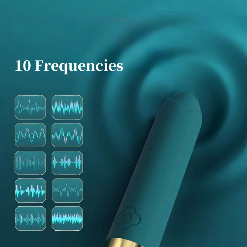 Heart lock lipstick vibrator