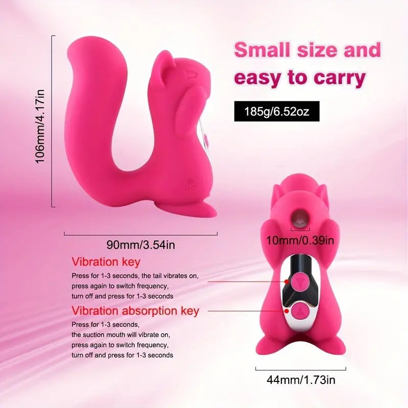 Squirrel vibrator massager