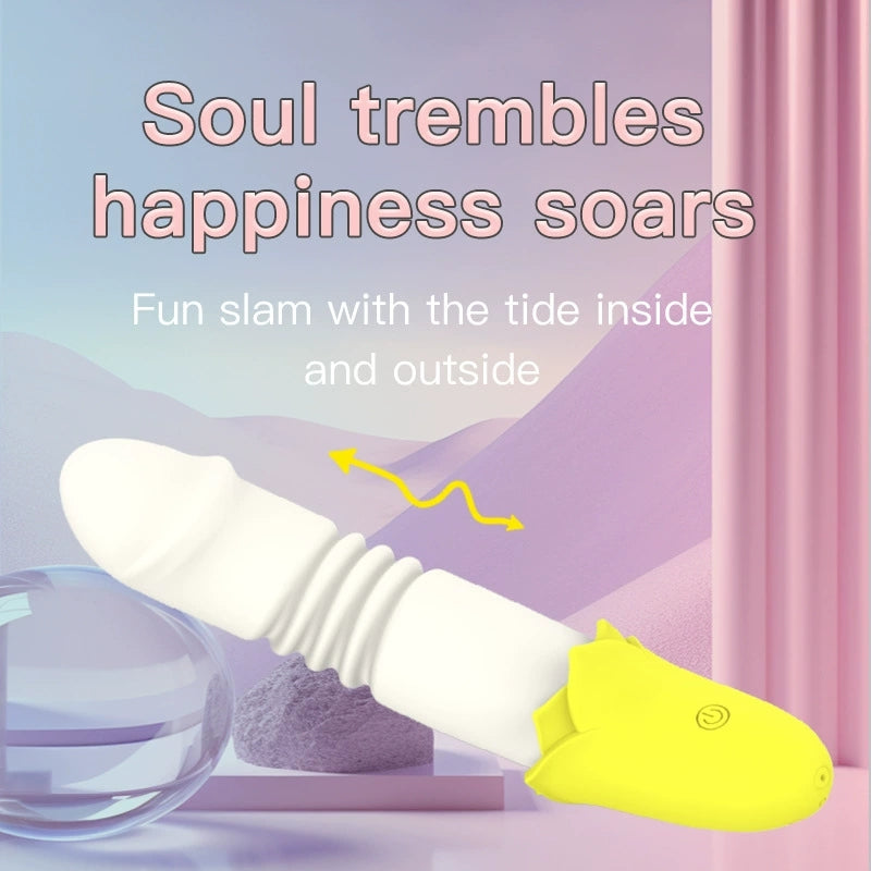 Colorful Silicone Body Massagers - Banana - inspired Design