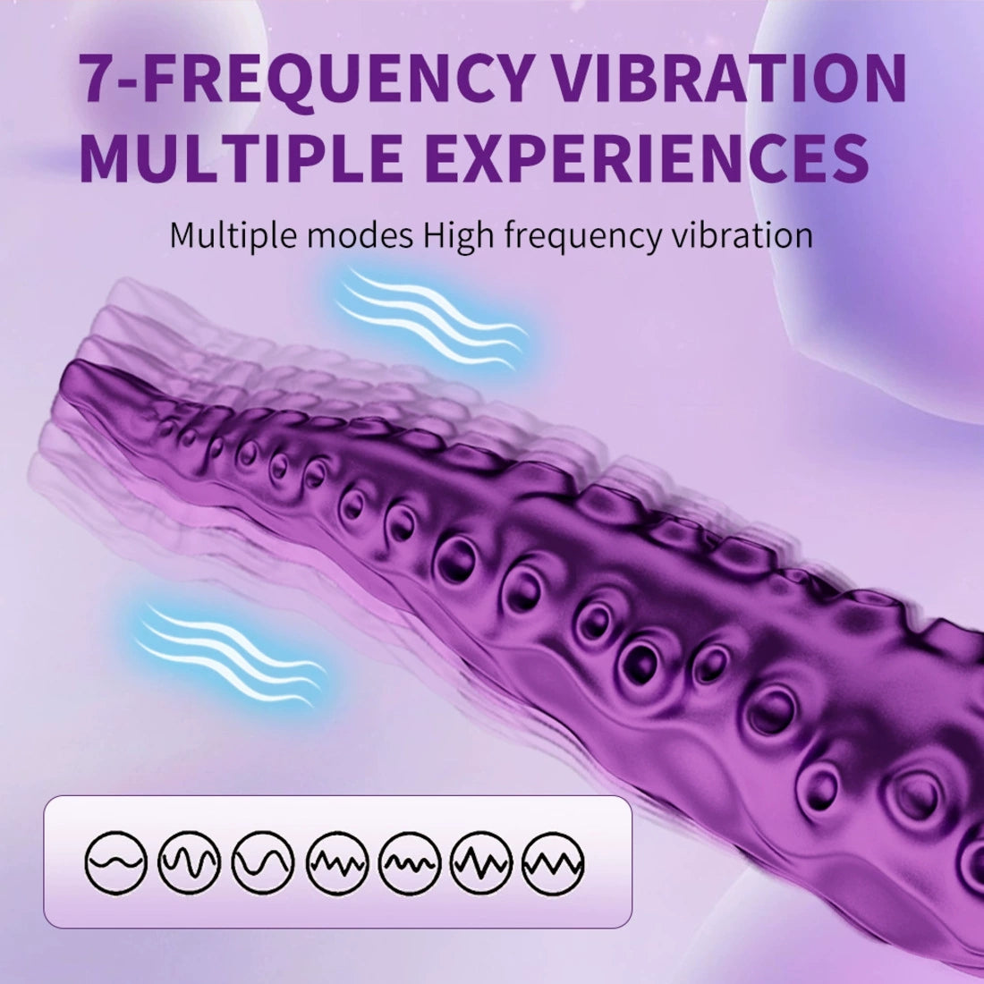 Purple Octopus - Inspired Silicone Body Massager