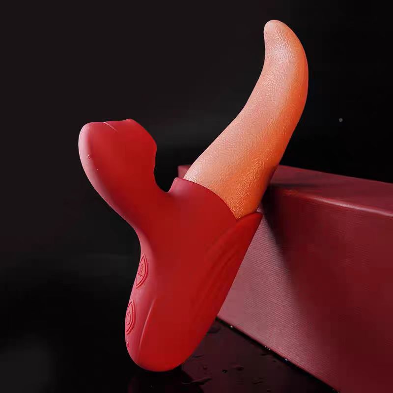 Simulation Tongue Vibrating Massager Powerful Vibrating Massage Toys
