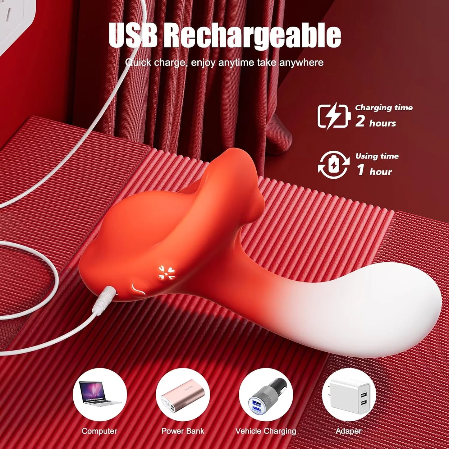 Color - Varied Silicone Body Massagers - Ergonomic & Button - controlled