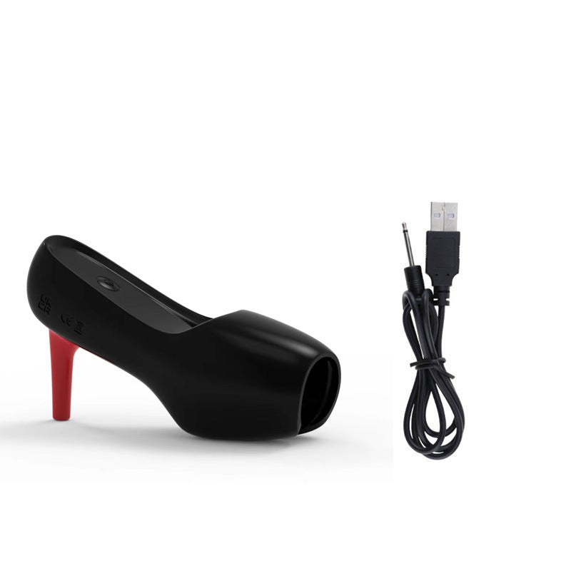 Red High-heeled shoes vibrator massager