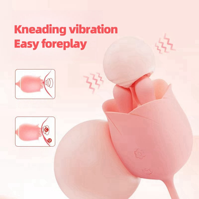 Stamen mini telescopic vibration massager