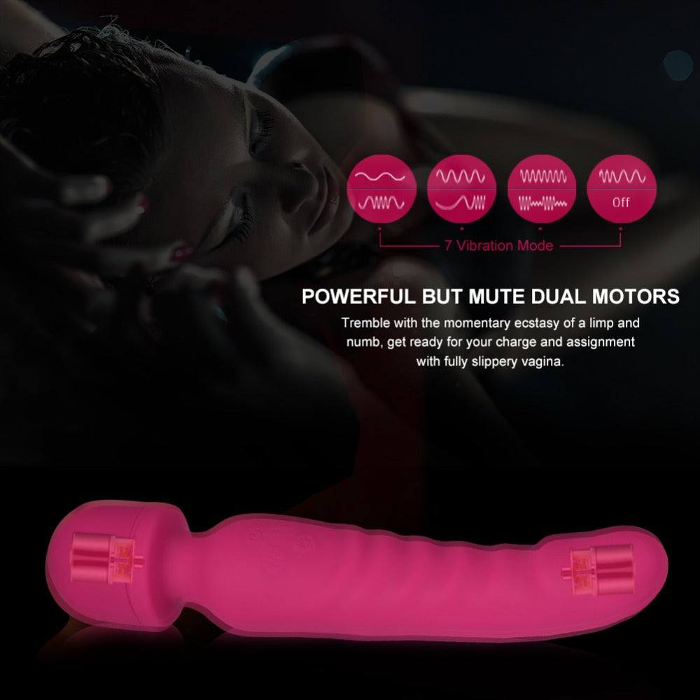 Silicone Body Massager - Ergonomic & Textured Design