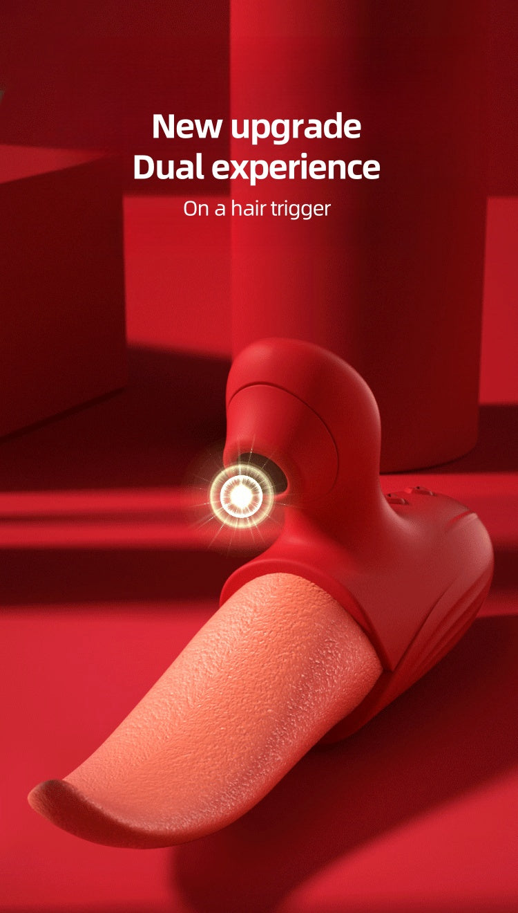 Simulation Tongue Vibrating Massager Powerful Vibrating Massage Toys