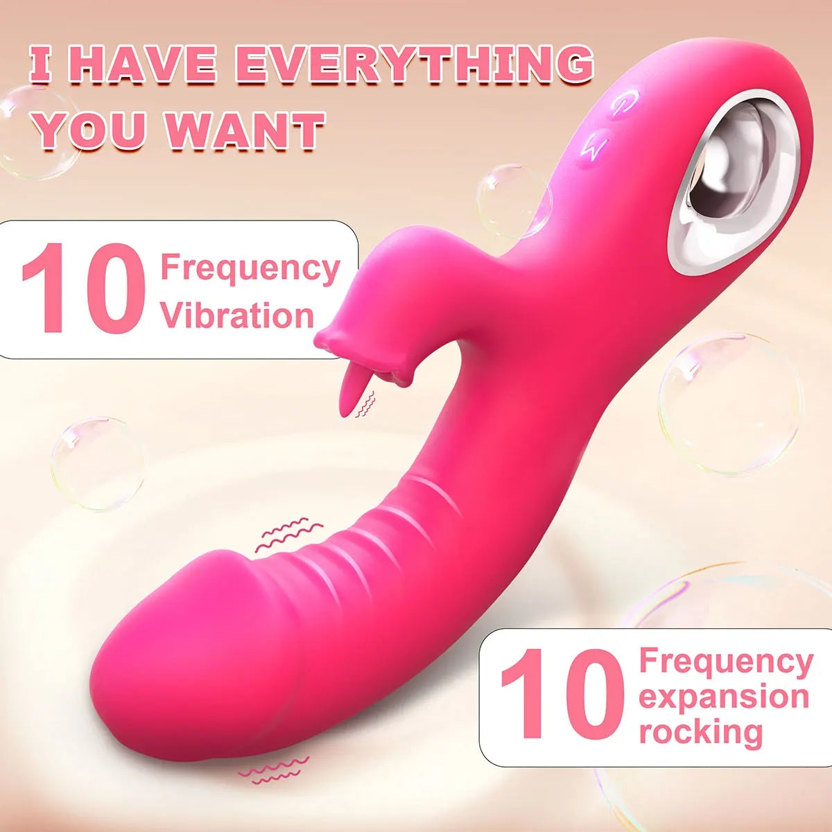Silicone Body Massager - Unique Contoured Design