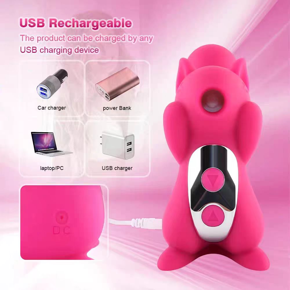 Squirrel vibrator massager