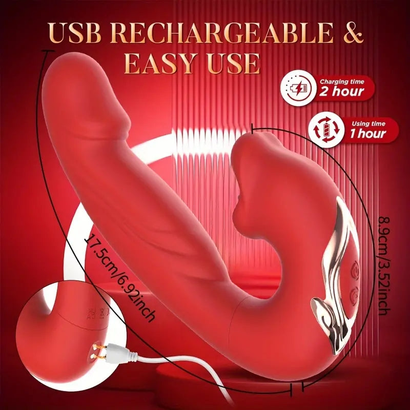 3-in-1 Mouth Slap Tongue Vibrating Massager