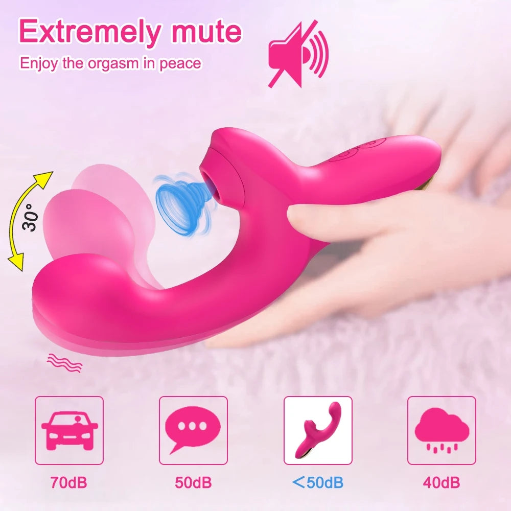 Vibrating Pink Relaxation Massager - Unique Shape for Comfort