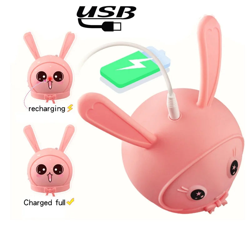 Adorable Bunny - shaped Silicone Body Massager