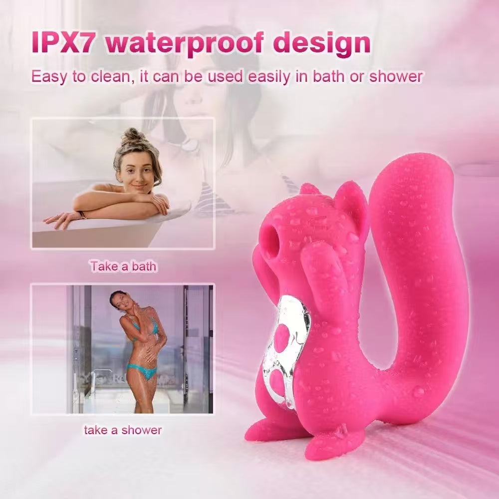 Squirrel vibrator massager