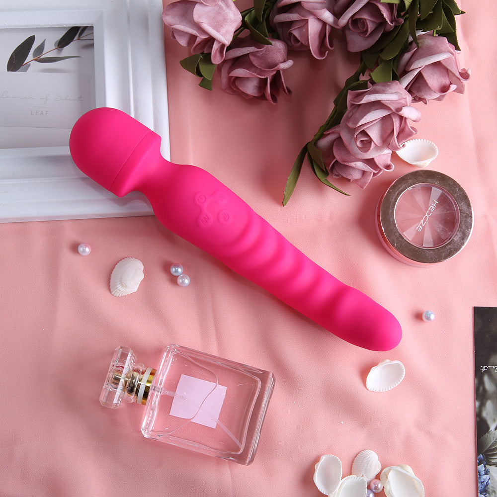 Silicone Body Massager - Ergonomic & Textured Design