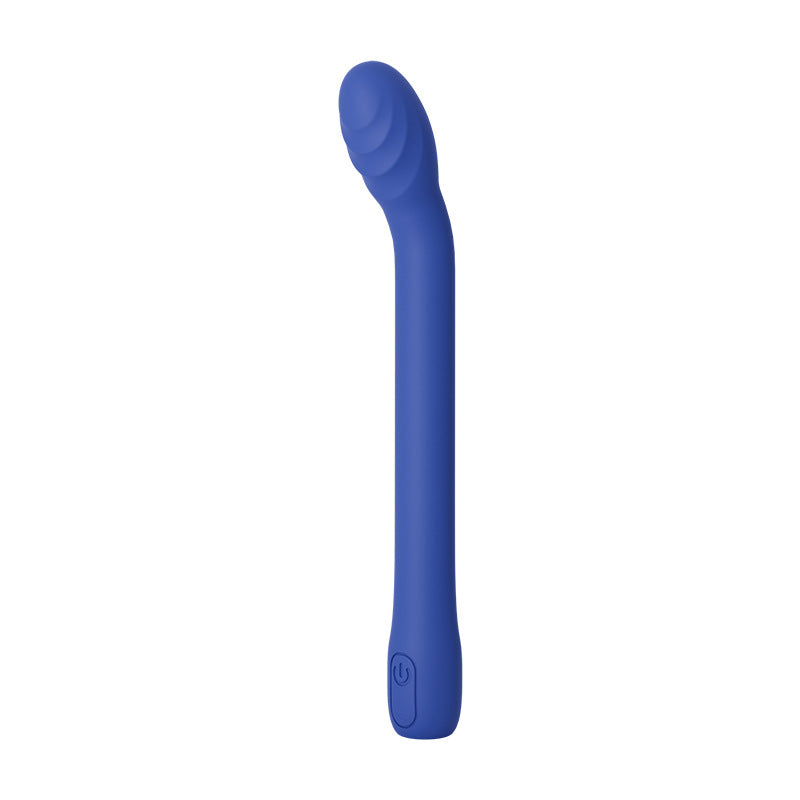 Blue Silicone Body Massager - Ergonomic Design