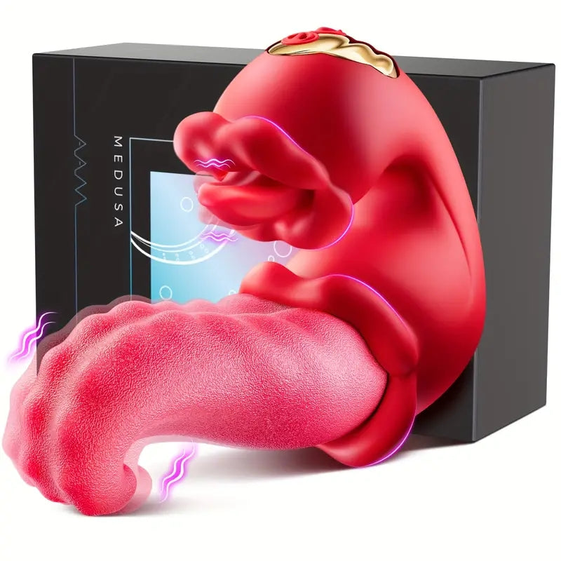Simulation Tongue Vibrating Massager Powerful Vibrating Massage Toys