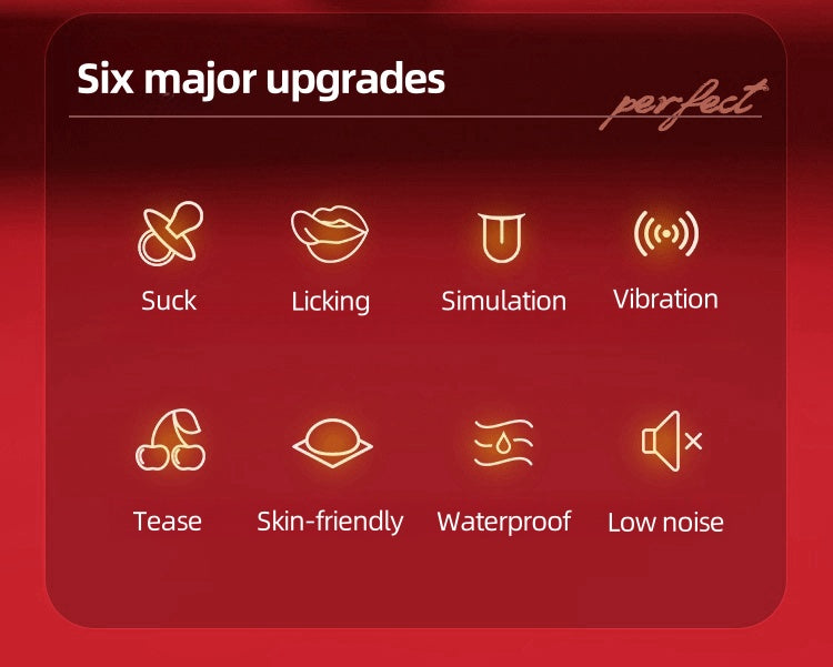 Simulation Tongue Vibrating Massager Powerful Vibrating Massage Toys